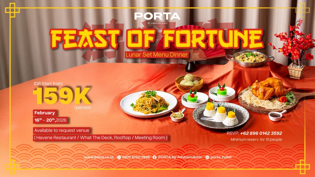 Chinese New Year Dinner - PORTA by Ambarrukmo