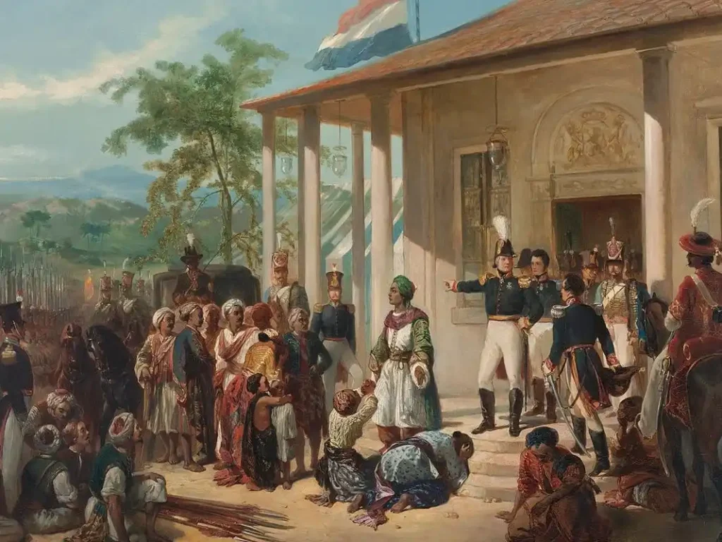 The Submission of Prince Dipo Negoro to General De Kock - Nicolaas Pieneman