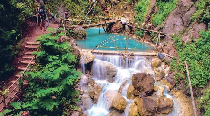 Beautiful Kedung Pedut waterfall Kulonprogo