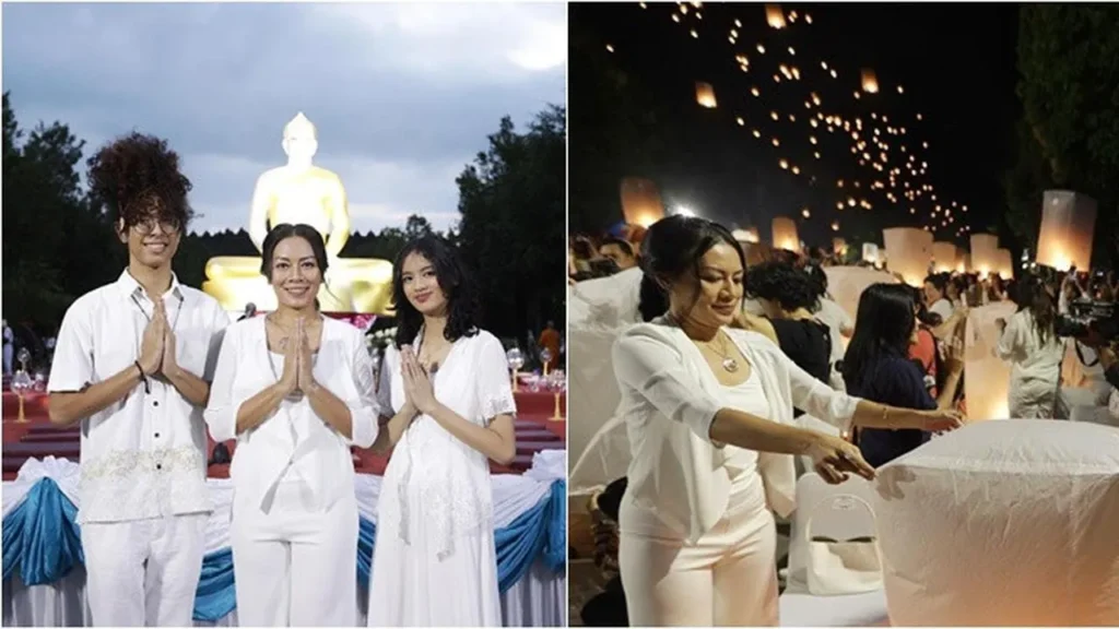 White clothing in accordance with traditions