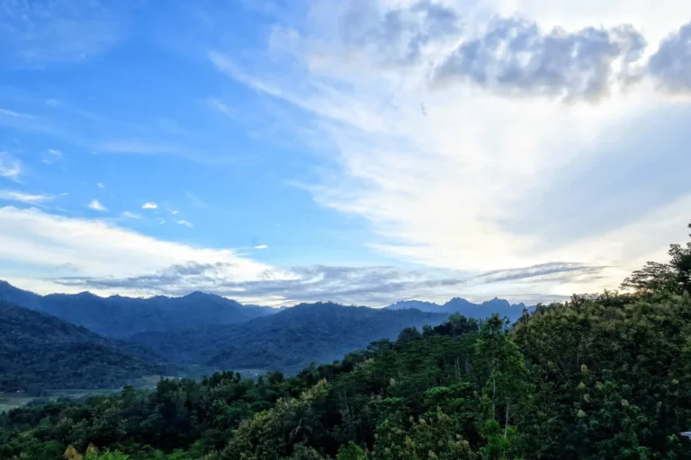 Menoreh Hills taken from Chicken Church