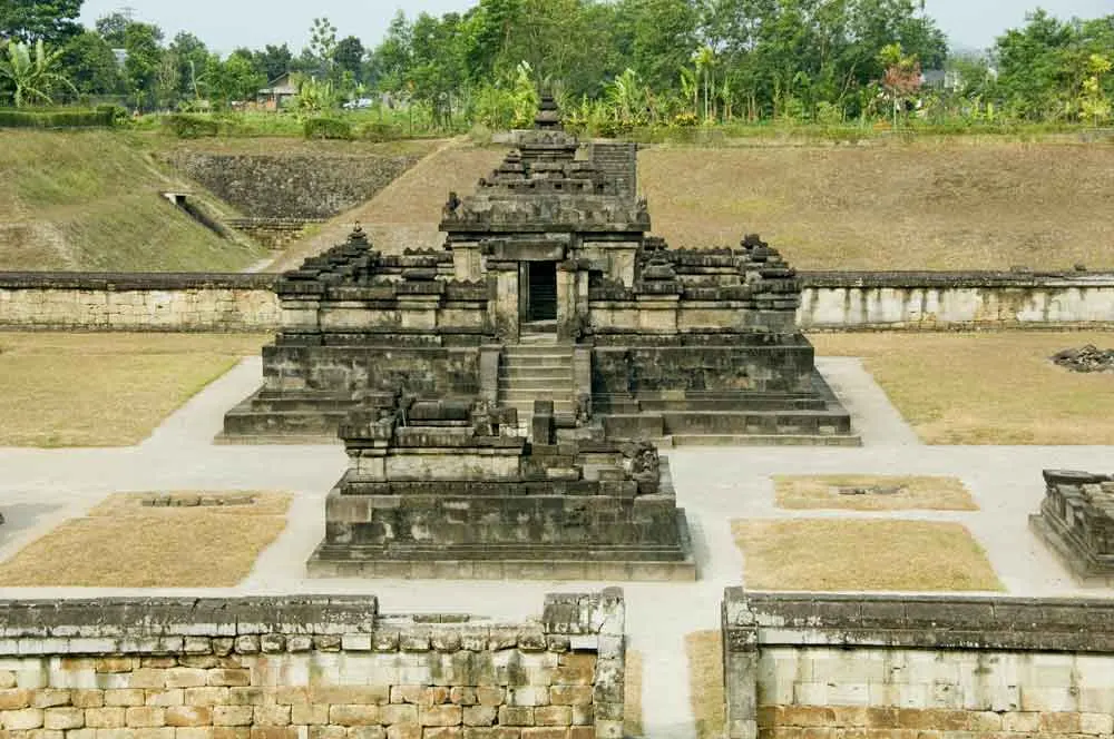 Candi Sambisari sunken temple near Kalasan