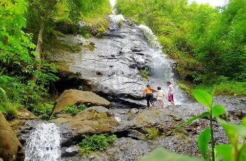 One of top Kulonprogo waterfalls, Watu Jonggol