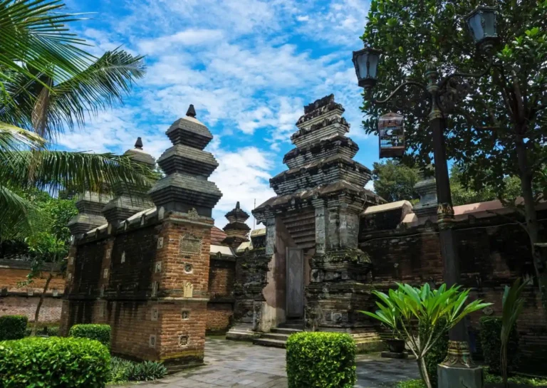 Kotagede Yogyakarta set against clear skies