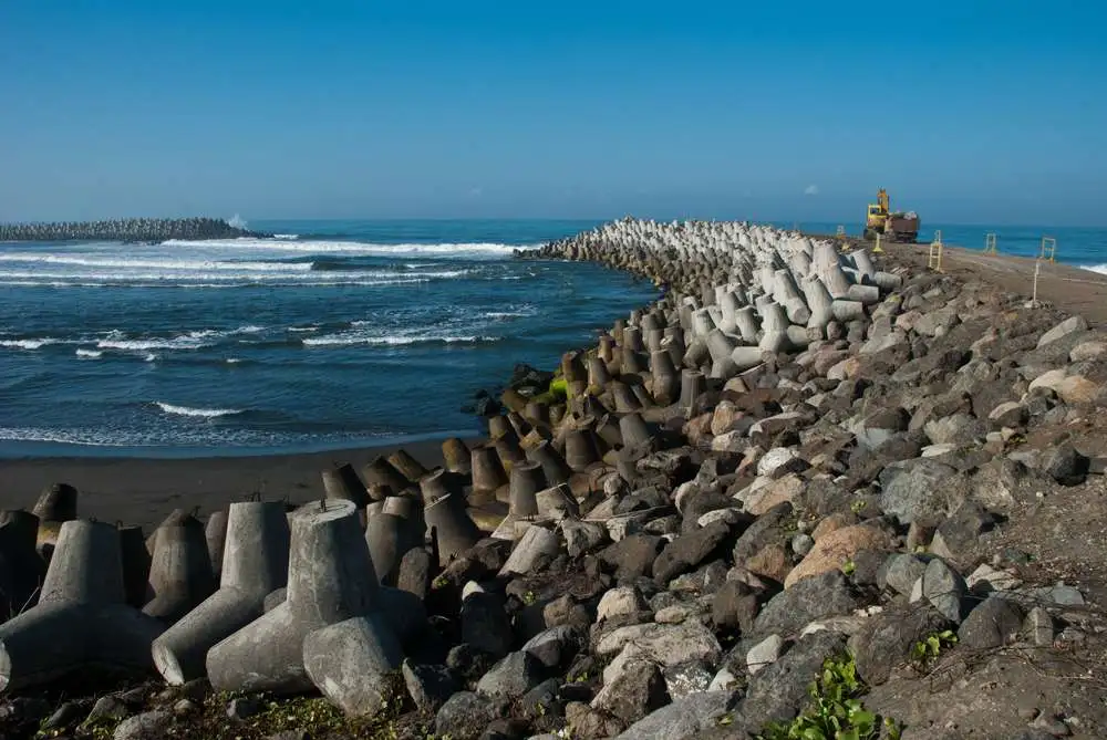 Tetrapod at Glagah Beach