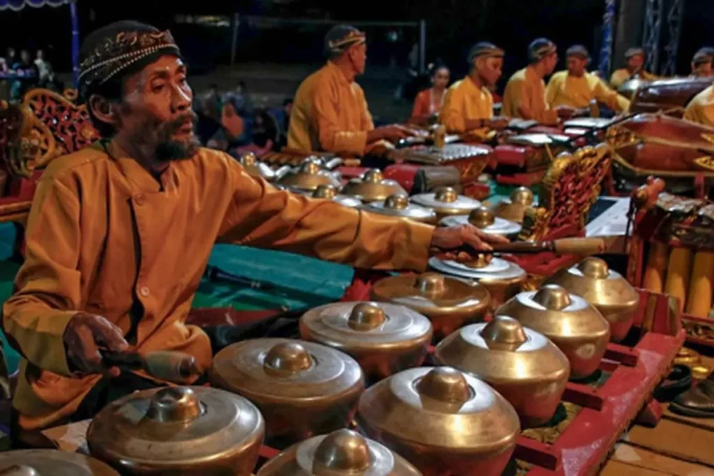 Javanese gamelan orchestra