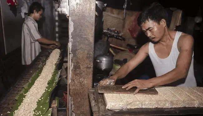 Traditional tempe production