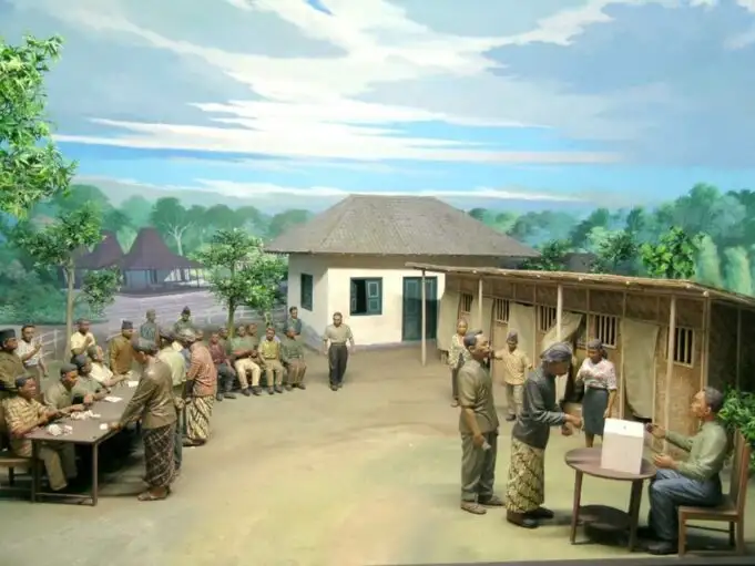 Diorama at Fort Vredeburg Museum