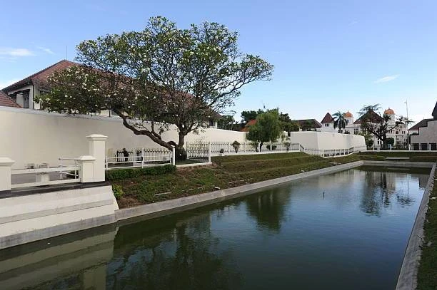 Fort Vredeburg Museum pond
