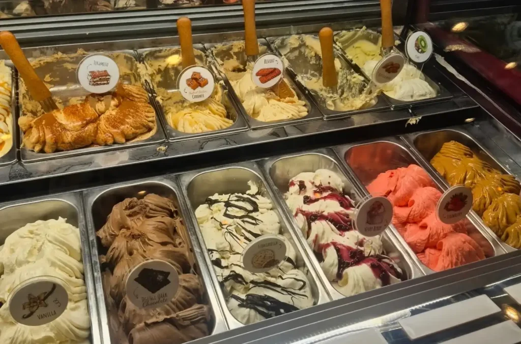 Malio Gelato menu