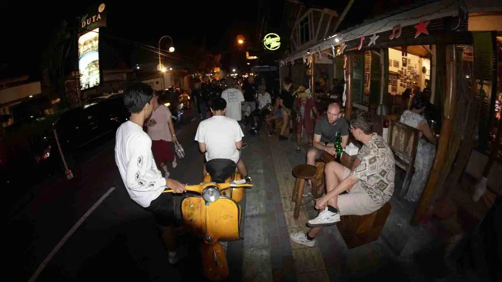 Prawirotaman bar at night