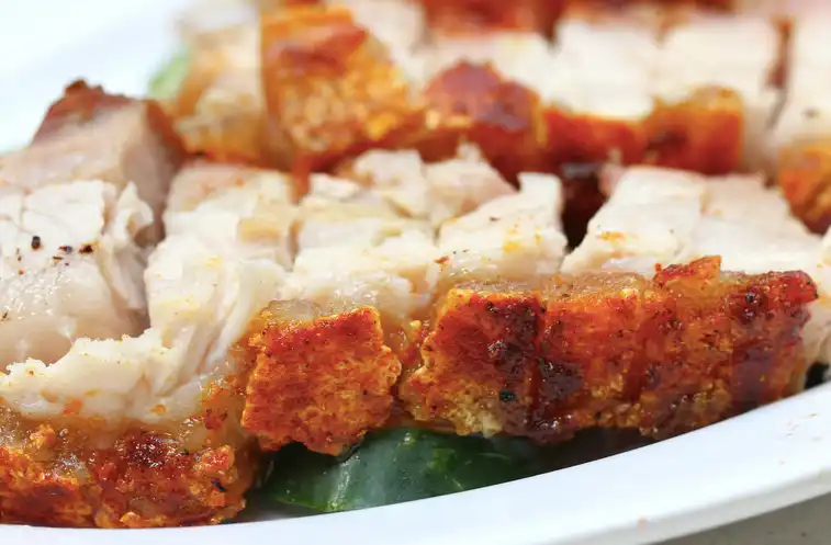 Roasted pork belly