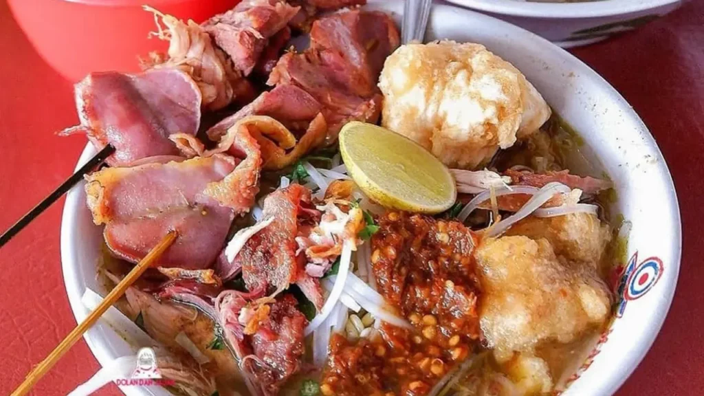Kotagede breakfast - Soto Lenthok