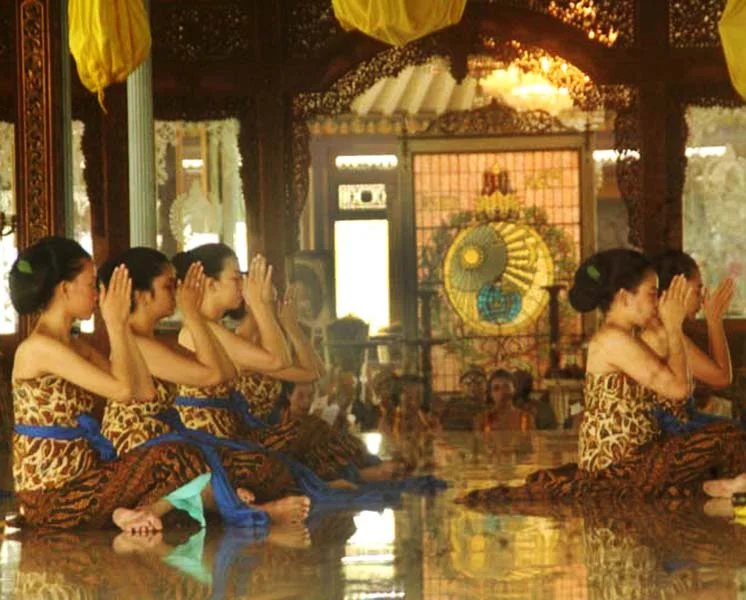 Ritual before performance Bedhaya Ketawang dances