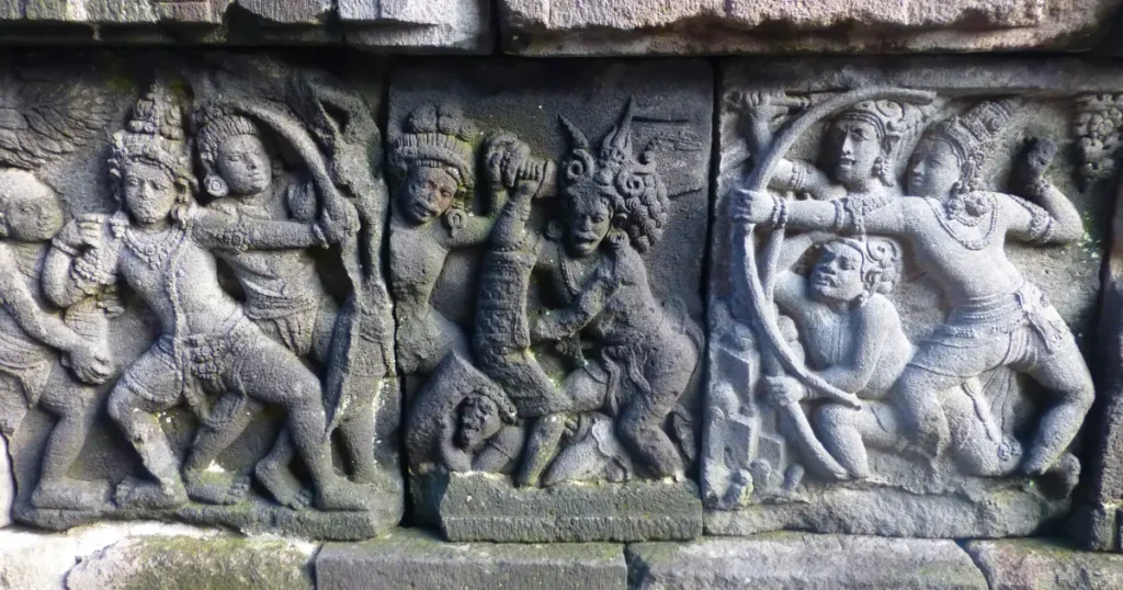 Prambanan Temple reliefs