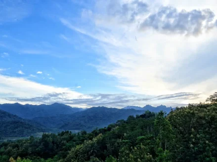 Menoreh Hills taken from Chicken Church